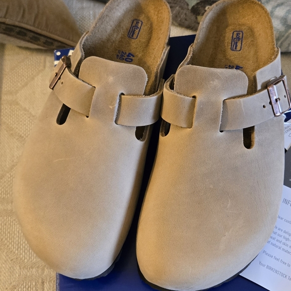 Birkenstock Boston Oiled Clog, Ladies 9, Tabacco - Picture 2 of 10